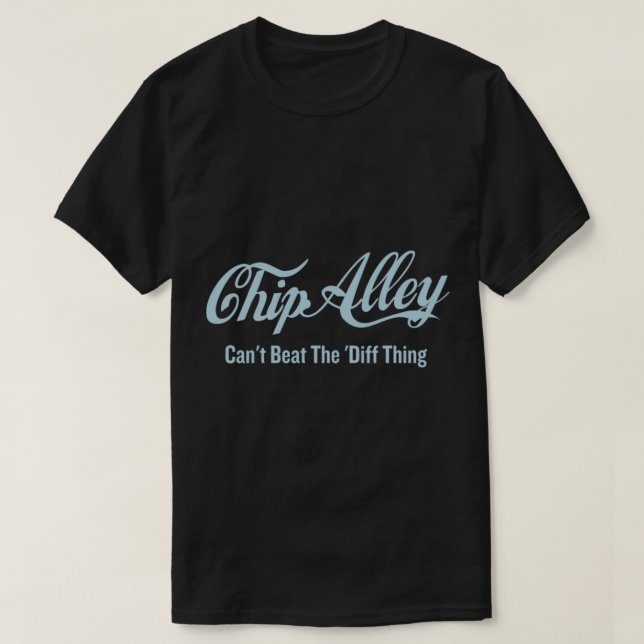 Cardiff Chip Alley, Caroline Street, Made in Cardi T-Shirt (Design Front)