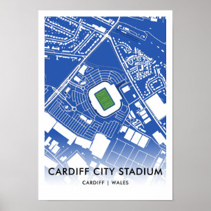 Cardiff City Stadium Poster – Home of Cardiff City