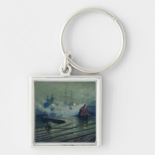 Cardiff Docks, 1896 Key Ring