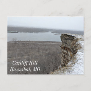 Cardiff Hill Hannibal Missouri Postcard