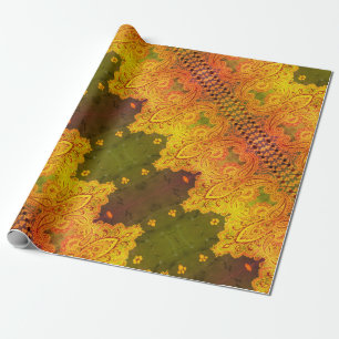 Cardiff Paisley Sunset Wrapping Paper