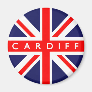 Cardiff UK Flag Magnet
