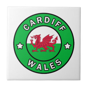 Cardiff Wales Ceramic Tile