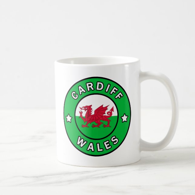 Cardiff Wales Coffee Mug (Right)