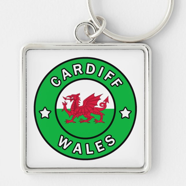 Cardiff Wales Key Ring (Front)
