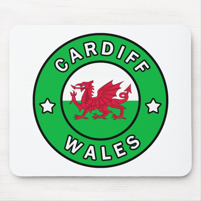 Cardiff Wales Mouse Pad (Front)