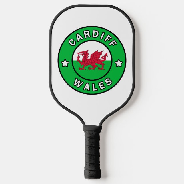 Cardiff Wales Pickleball Paddle (Front)