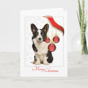 Cardigan Corgi Christmas Holiday Card
