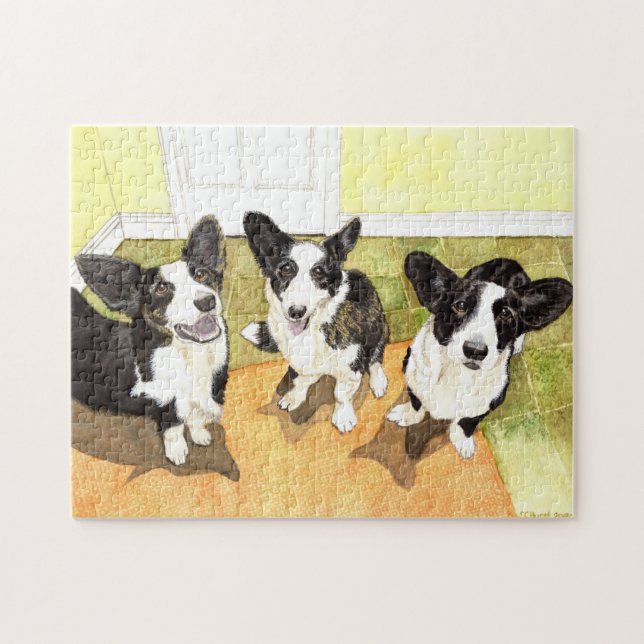 Cardigan Corgi Dogs Jigsaw Puzzle (Horizontal)
