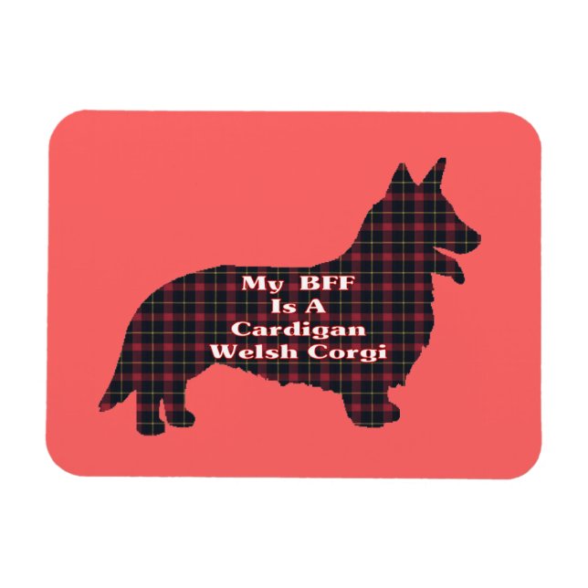Cardigan Welsh CORGI BFF Magnet (Horizontal)
