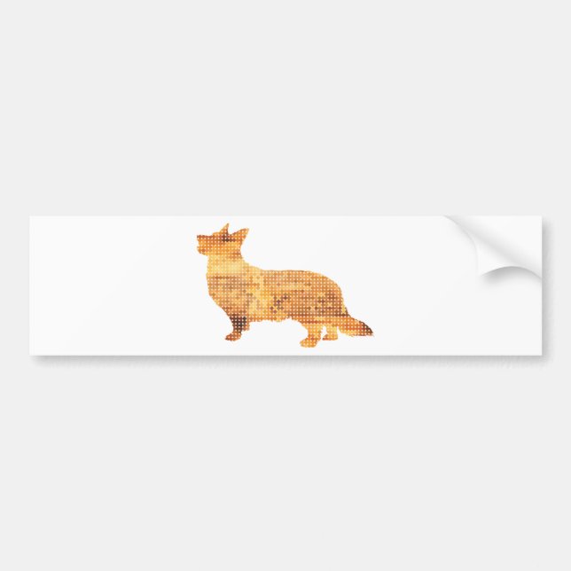 Cardigan Welsh Corgi Bumper Sticker (Front)