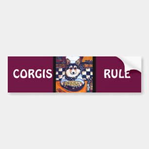 Cardigan Welsh Corgi Chef Bumper Sticker