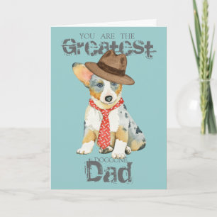 Cardigan Welsh Corgi Dad Card