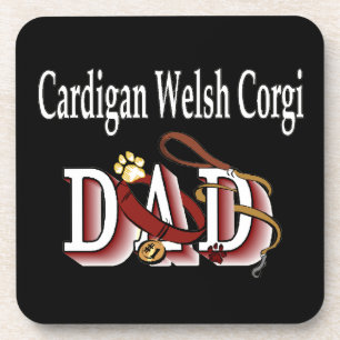 Cardigan Welsh Corgi Dad Coaster