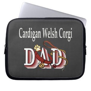 Cardigan Welsh Corgi Dad Laptop Sleeve