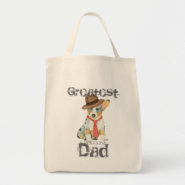 Cardigan Welsh Corgi Dad Tote Bag (Front)
