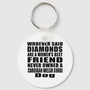 CARDIGAN WELSH CORGI DOG BEST FRIEND DESIGNS KEY RING