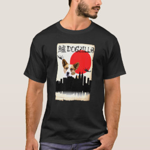 Cardigan Welsh Corgi Dog Dogzilla T-Shirt
