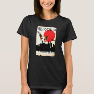 Cardigan Welsh Corgi Dog Dogzilla T-Shirt