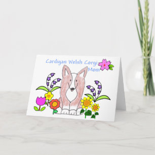 Cardigan Welsh Corgi Fawn Mom Card