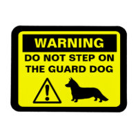 Cardigan Welsh Corgi Guard Dog Warning