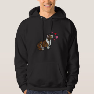 Cardigan Welsh Corgi Love Brindle Hoodie