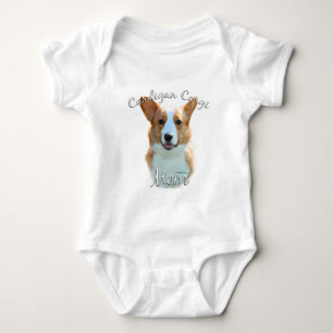 Cardigan Welsh Corgi Mum 2 Baby Bodysuit