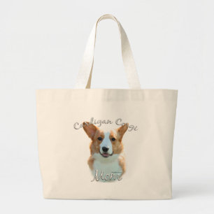 Cardigan Welsh Corgi Mum 2 Large Tote Bag