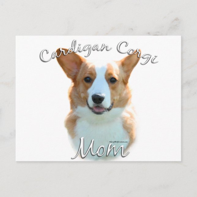 Cardigan Welsh Corgi  Mum 2 Postcard (Front)