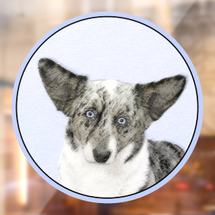 Cardigan Welsh Corgi Painting - Original Dog Art