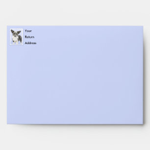 Cardigan Welsh Corgi Painting - Original Dog Art Envelope