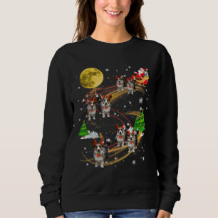 Cardigan Welsh Corgi Reindeer Christmas Dog Santa Sweatshirt