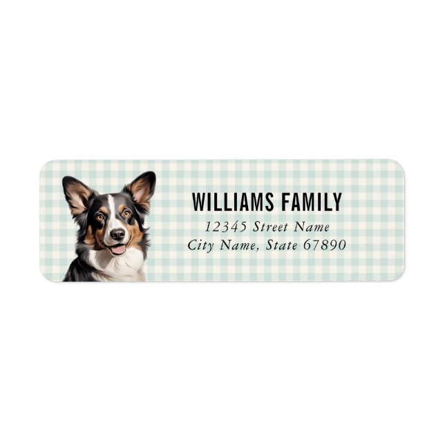 Cardigan Welsh Corgi Return Address Labels (Front)