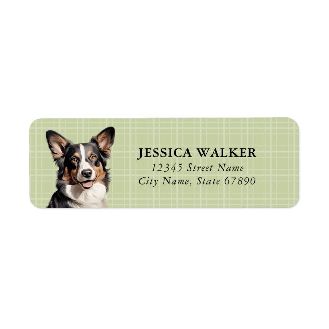 Cardigan Welsh Corgi Return Address Labels (Front)