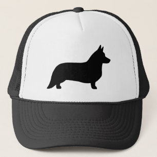 Cardigan Welsh Corgi Silhouette Trucker Hat