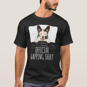 Cardigan Welsh Corgi Sleep Mask Official Napping T-Shirt