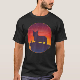Cardigan Welsh Corgi Sunset T-Shirt