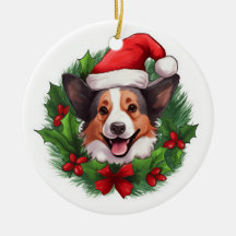 Cardigan Welsh Corgi Wreath