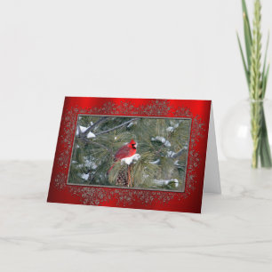 Cardinal 3097 Frame Christmas Card