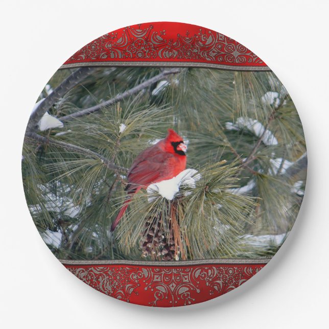 Cardinal 3097 Paper Plate (Front)