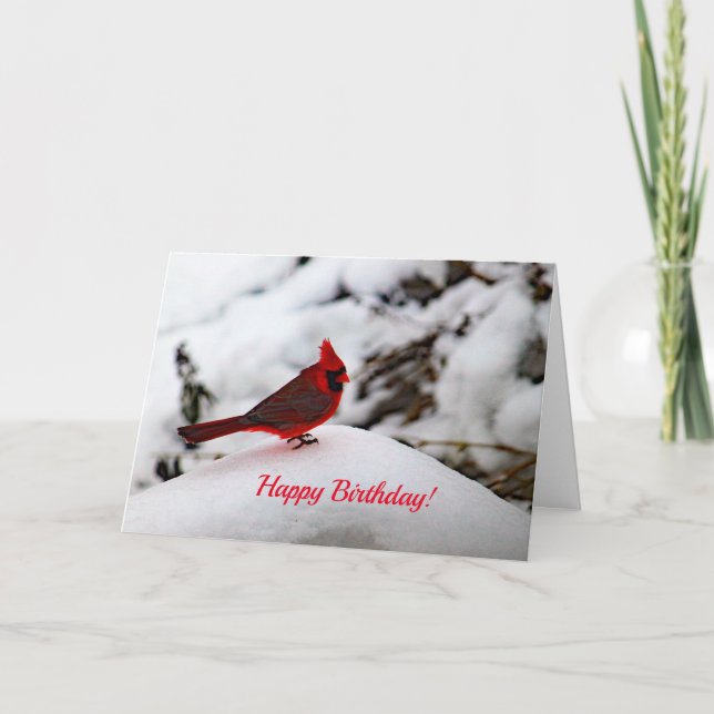 Cardinal 6239 Birthday Card (Front)