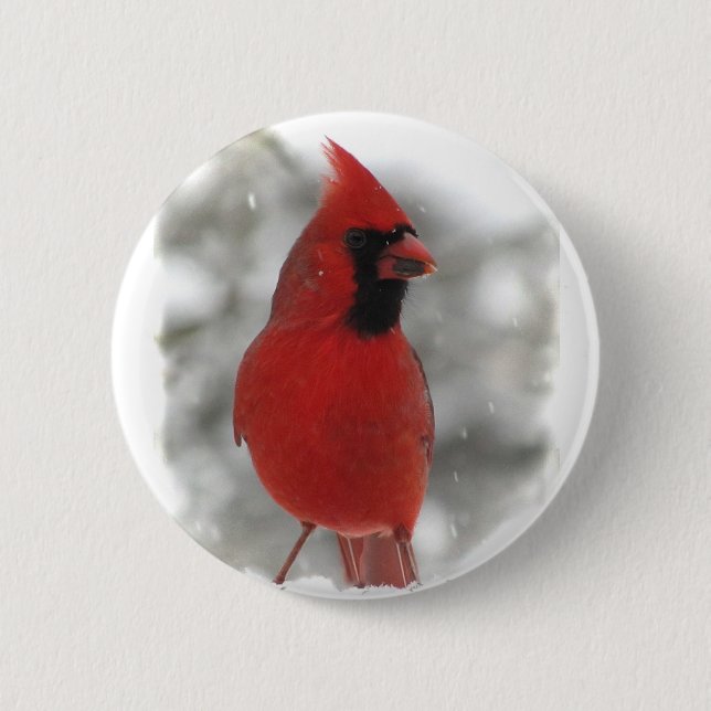 Cardinal 6 Cm Round Badge (Front)