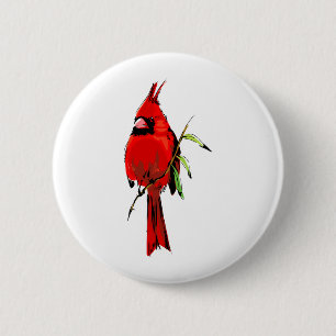 Cardinal 6 Cm Round Badge