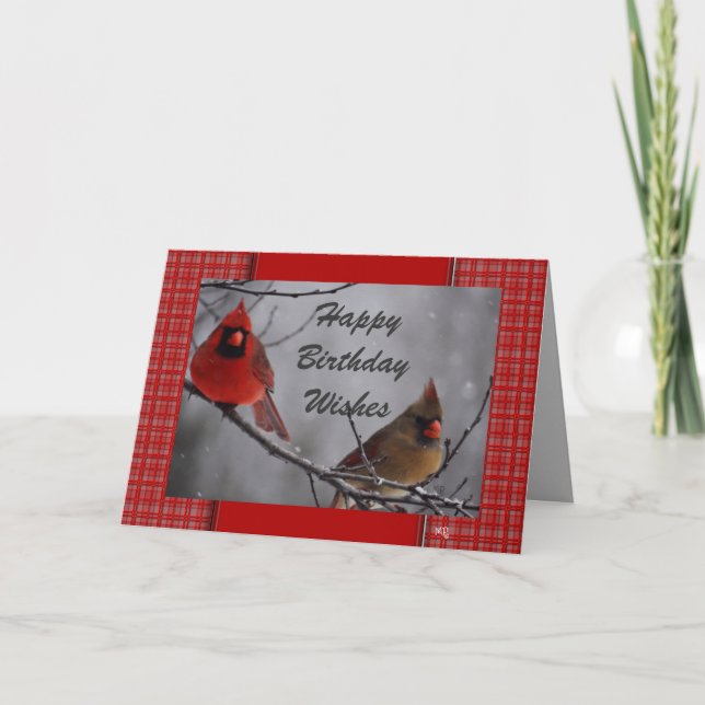 Cardinal 9191 fv- customise for any occasion card (Front)