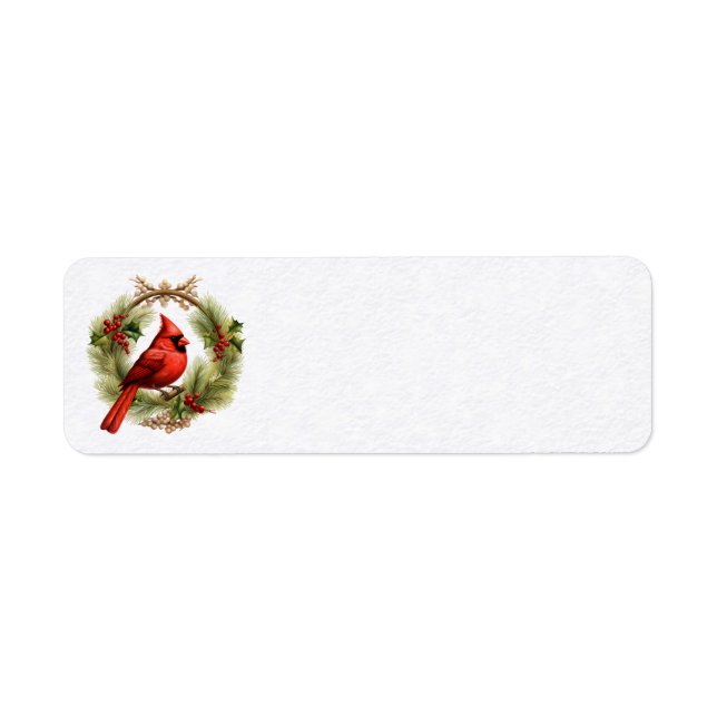 Cardinal Address Labels (Front)