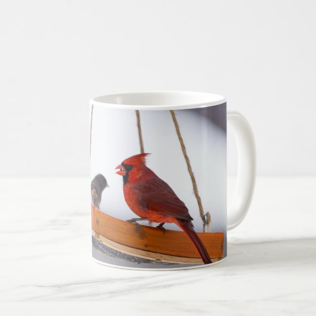 Cardinal and Juncos Coffee mug (Front Right)