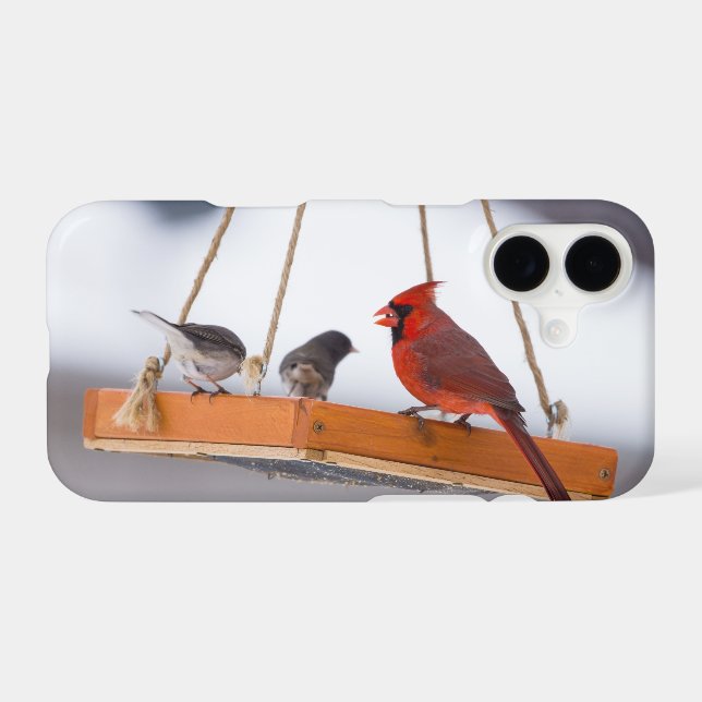 Cardinal and Juncos Samsung Galaxy Phone Case (Back (Horizontal))