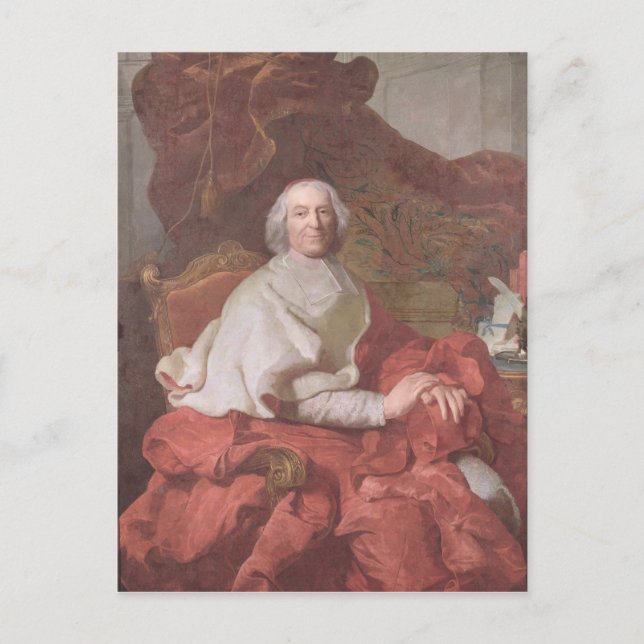 Cardinal Andre Hercule de Fleury Postcard (Front)