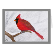 Cardinal Art Card