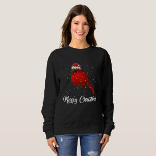 Cardinal Bird Christmas Light Costume Cardinal Sweatshirt